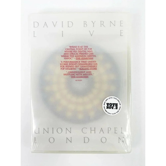 David Byrne - Live at The Union Chapel (DVD 2004) Brand New Sealed LIVE NEW - Picture 1 of 3